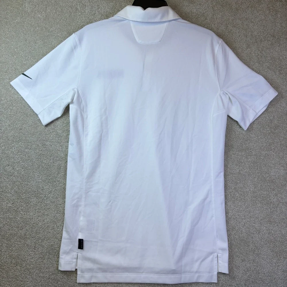 Green Bay Packers Nike Polo Shirt Men's Small White Training Dri-Fit‎ On-Field